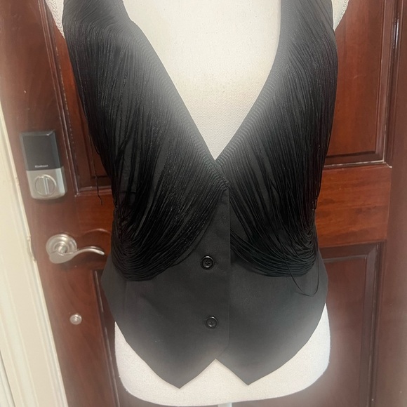 Moon Collection, ladies, black and cream vest size large very good condition - Picture 12 of 15